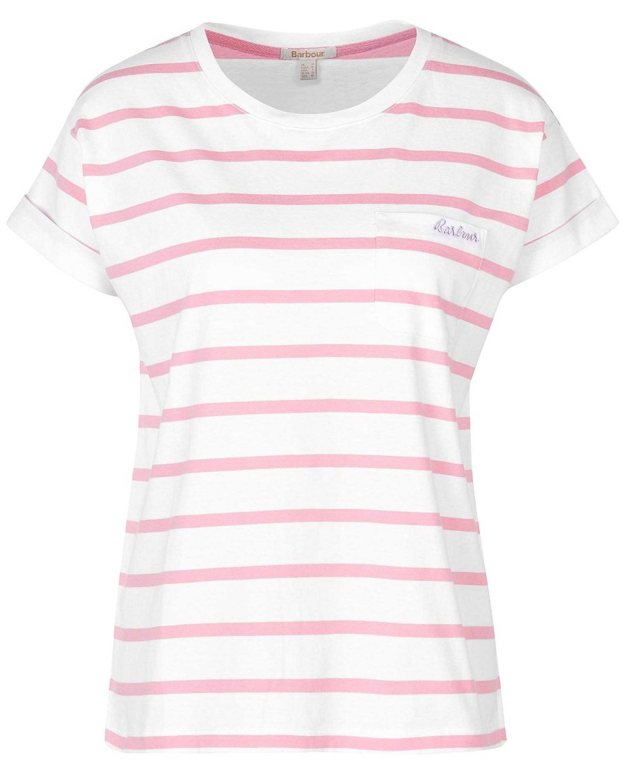 Women Barbour T-Shirts | Barbour Otterburn Stripe T-Shirt