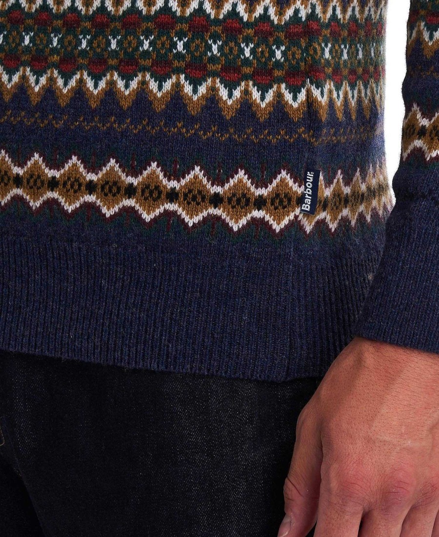 Men Barbour Jumpers | Case Fair Isle Jumper