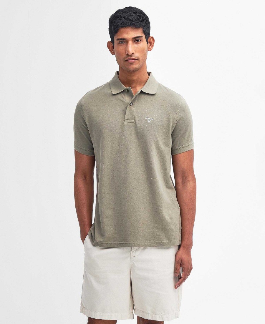 Men Barbour Polo Shirts | Lightweight Sports Polo Shirt