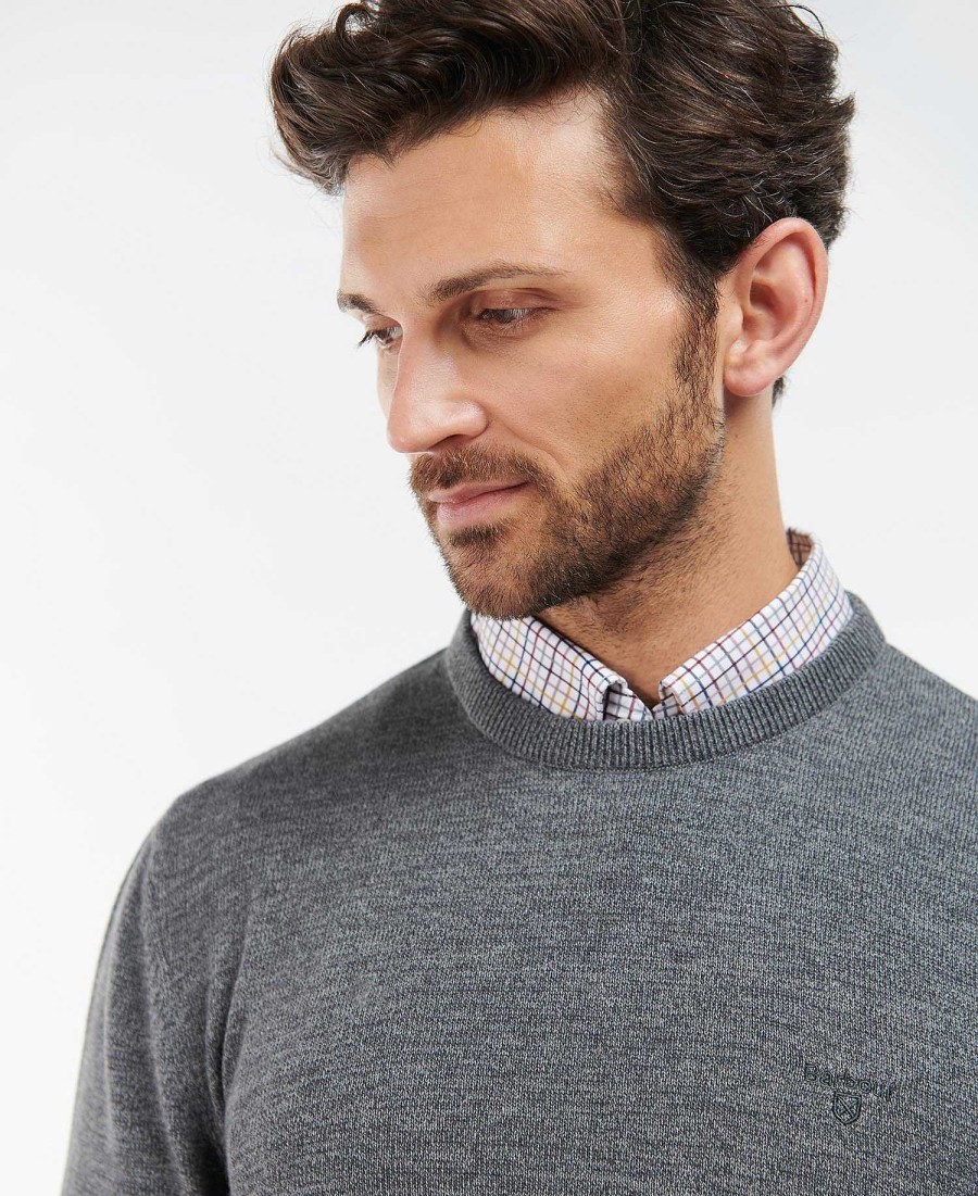 Men Barbour Jumpers | Firle Crew Neck Sweatshirt