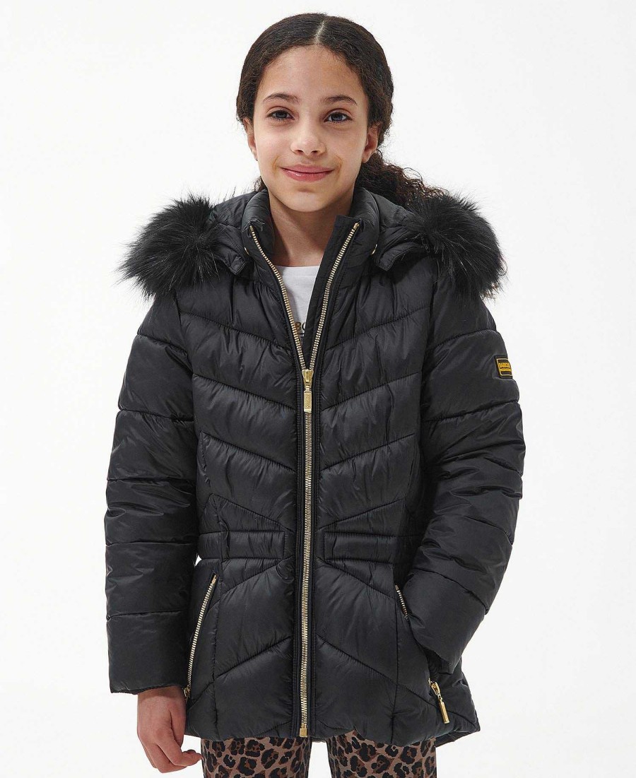 Kids Barbour Quilted Jackets | Girls' Island Quilted Jacket