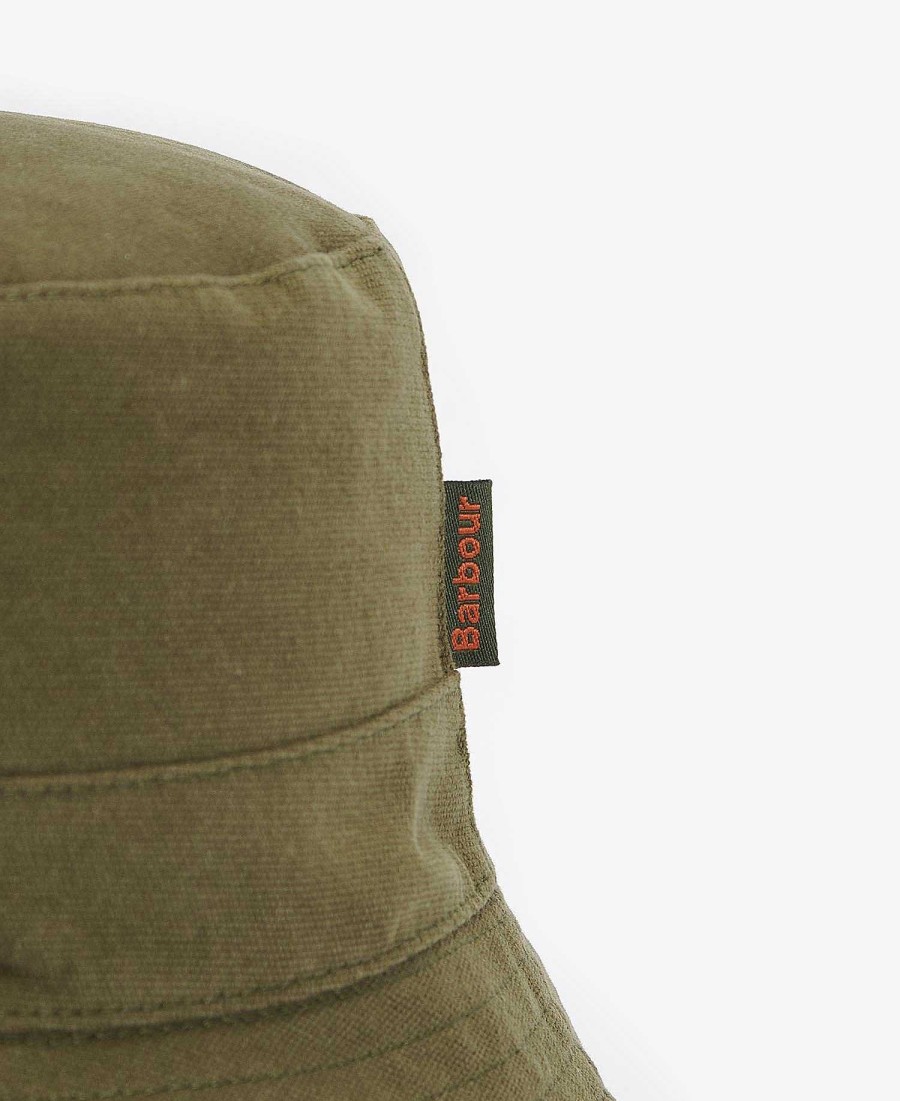 Accessories Barbour Hats & Gloves | Cornwall Reversible Bucket Hat