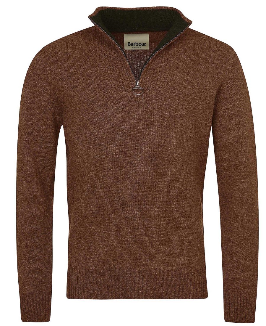 Men Barbour Jumpers | Nelson Essential Half Zip Sweatshirt