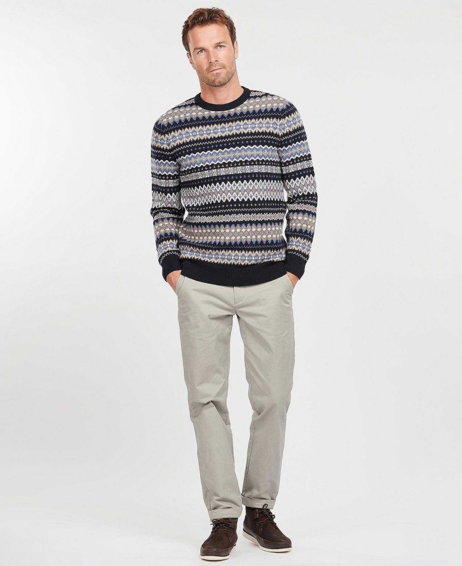 Men Barbour Jumpers | Case Fair Isle Jumper