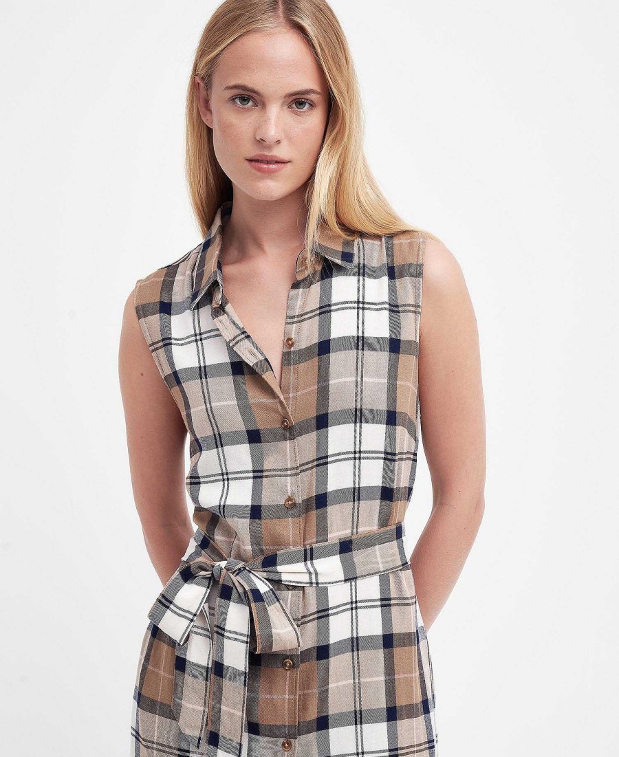 Women Barbour | Caroline Tartan Midi Dress