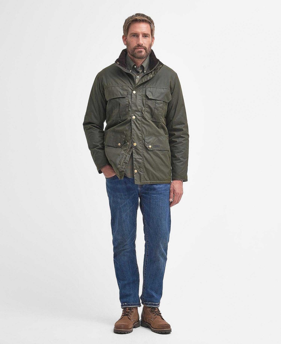 Men Barbour Waxed Jackets | Malcolm Wax Jacket