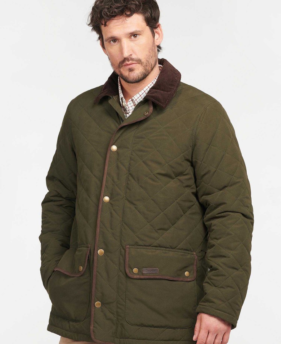 Men Barbour Quilted Jackets | Burton Quilted Jacket