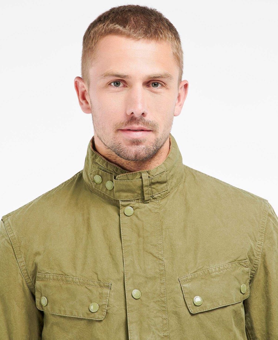 Men Barbour Casual Jackets | B.Intl Summer Wash Duke Jacket