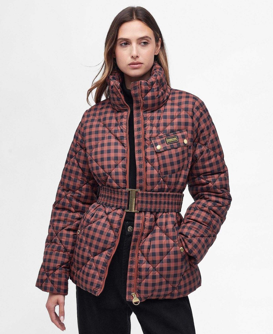 Women Barbour Quilted Jackets | Printed Aurora Quilted Jacket