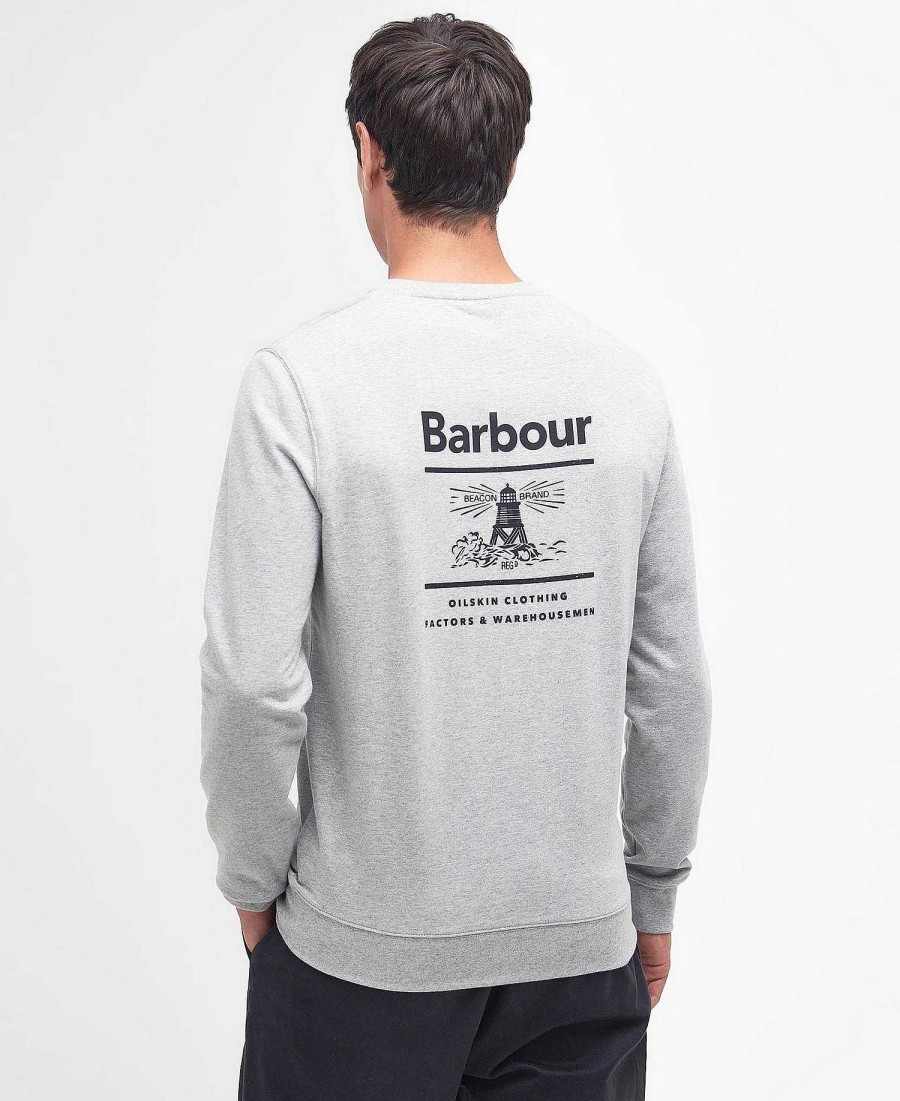 Men Barbour Hoodies & Sweatshirts | Ossett Graphic Sweatshirt