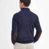 Men Barbour Jumpers | Essential Elbow Patch Sweatshirt