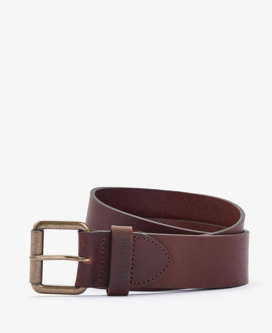 Accessories Barbour Belts | Matt Leather Belt