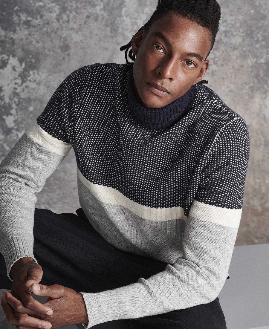 Men Barbour Jumpers | Bream Knitted Jumper