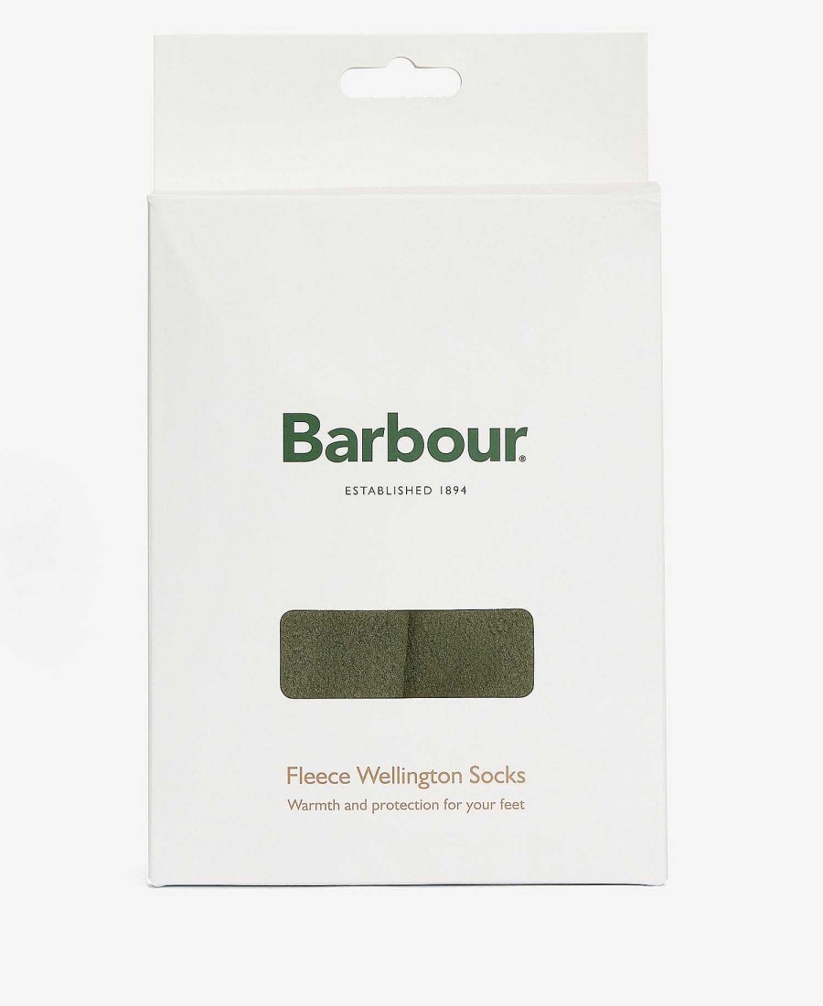 Accessories Barbour Socks | Fleece Wellington Sock