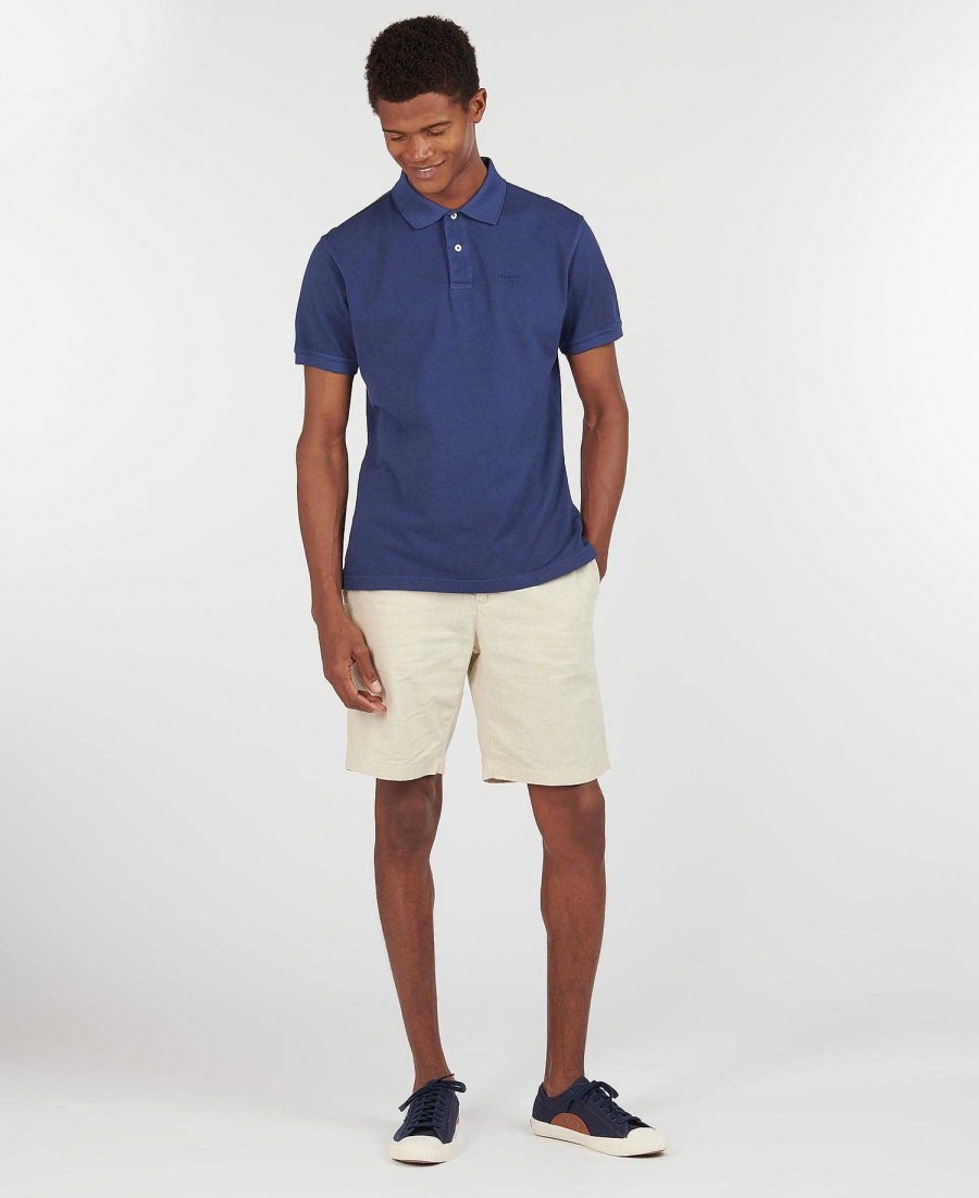 Men Barbour Polo Shirts | Washed-Out Sports Polo Shirt