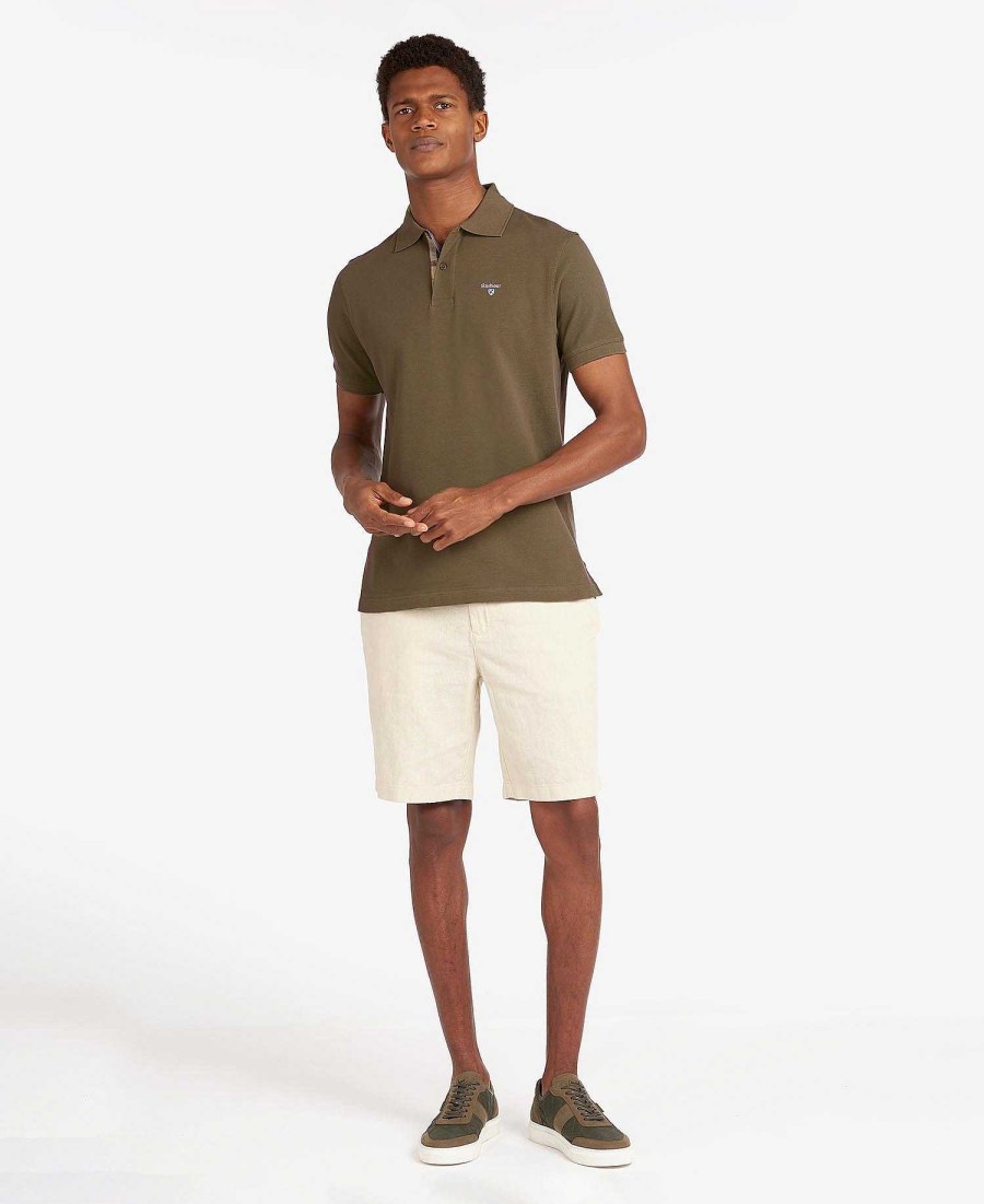 Men Barbour Polo Shirts | Cotton Polo Shirt