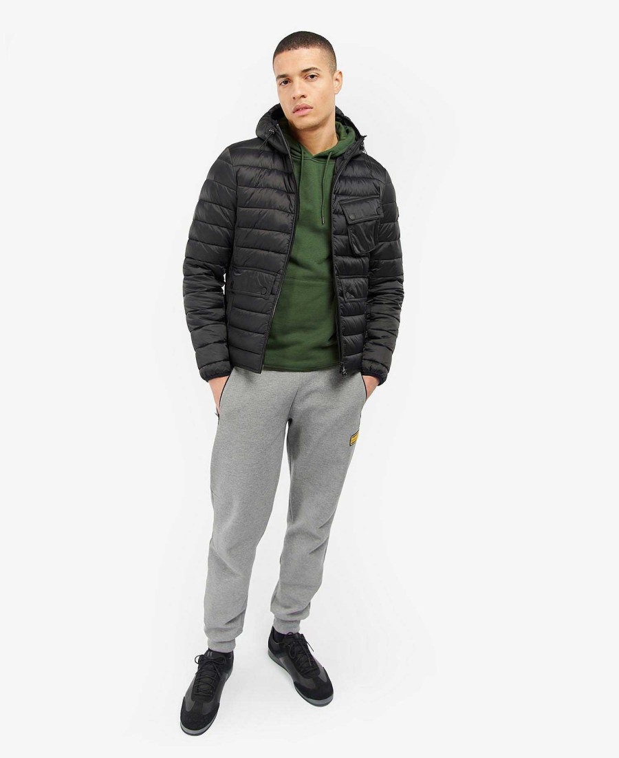 Men Barbour Quilted Jackets | Racer Ouston Hooded Quilted Jacket