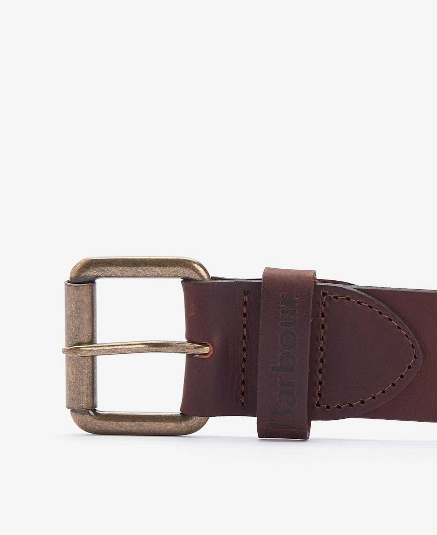 Accessories Barbour Belts | Matt Leather Belt