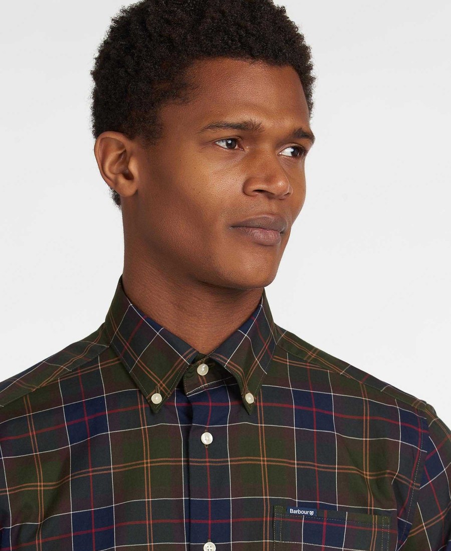 Men Barbour Shirts | Wetheram Tailored Fit Shirt