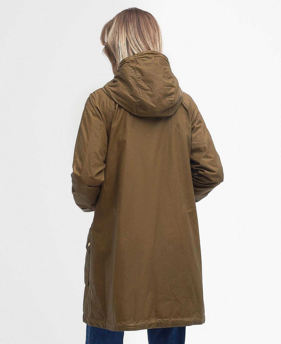 Women Barbour Waxed Jackets | Portmore Waxed Parka Jacket