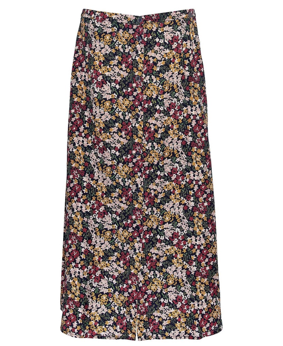 Women Barbour | Mayfield Midi Skirt