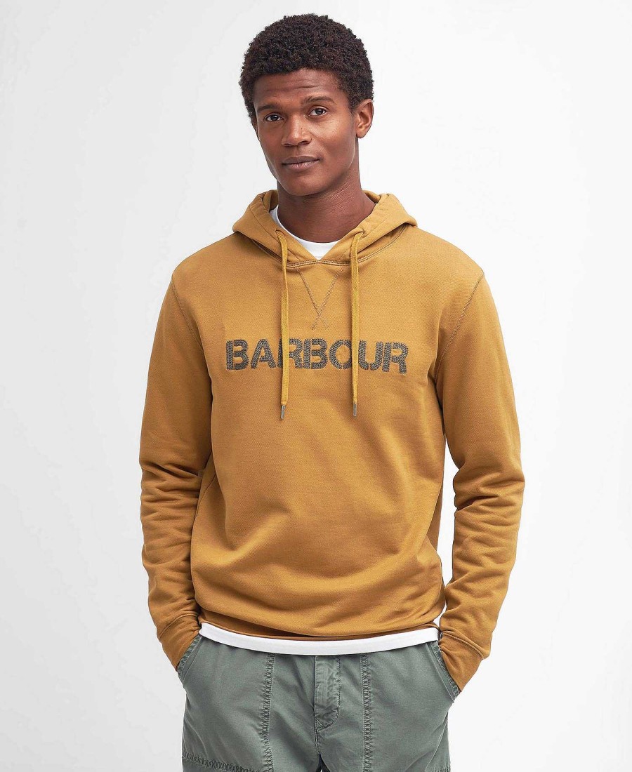 Men Barbour Hoodies & Sweatshirts | Farnworth Logo Hoodie