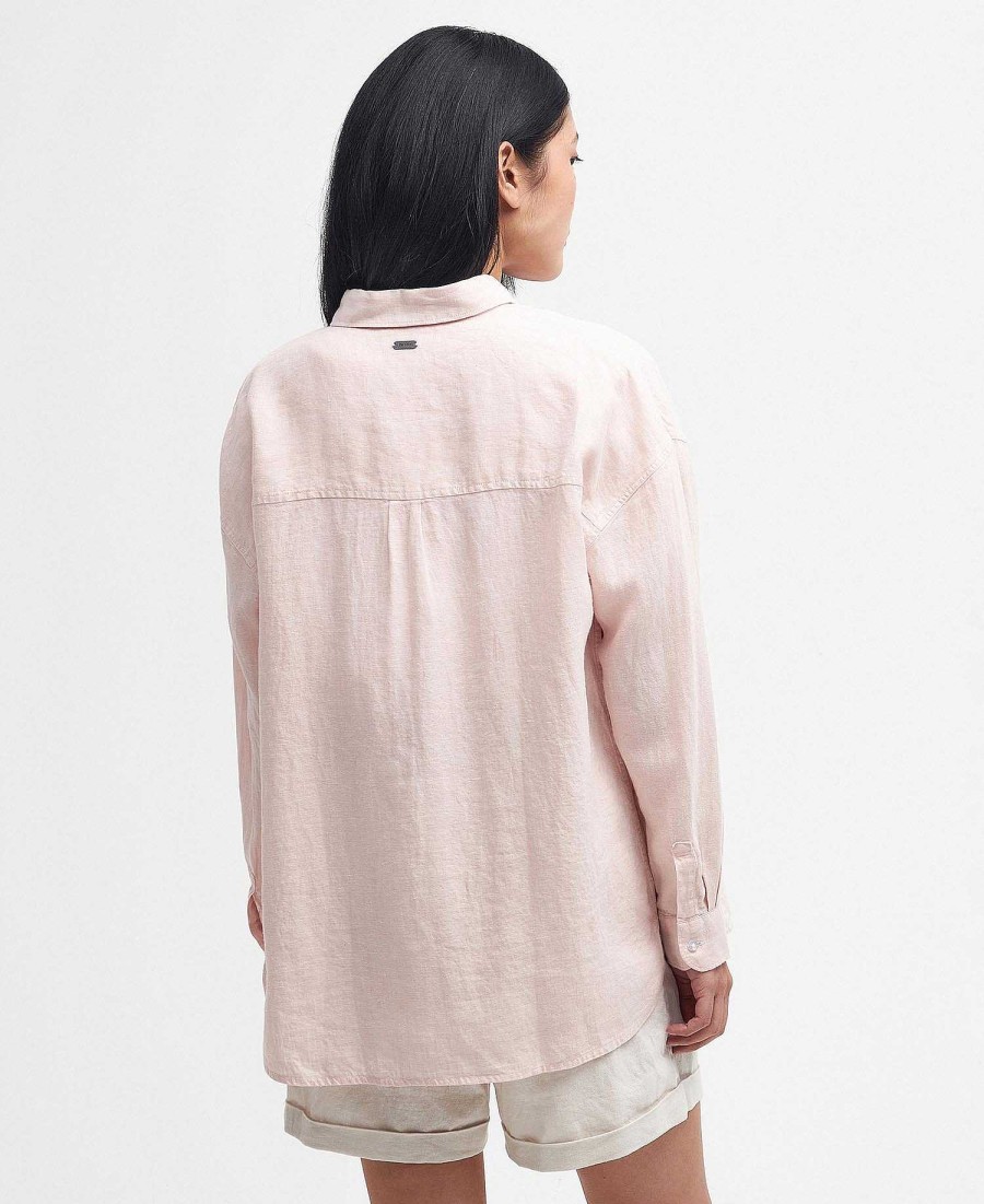 Women Barbour Shirts & Blouses | Hampton Relaxed Linen Shirt