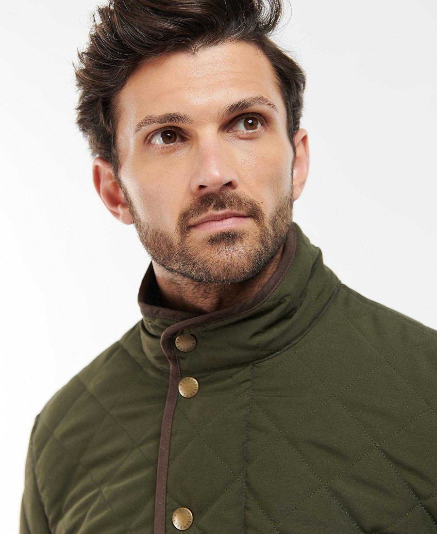 Men Barbour Quilted Jackets | Waterproof Shoveler Quilted Jacket