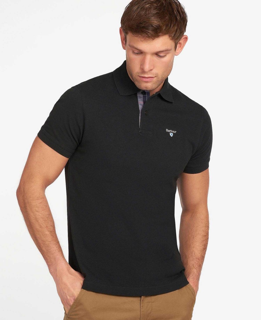 Men Barbour Polo Shirts | Cotton Polo Shirt