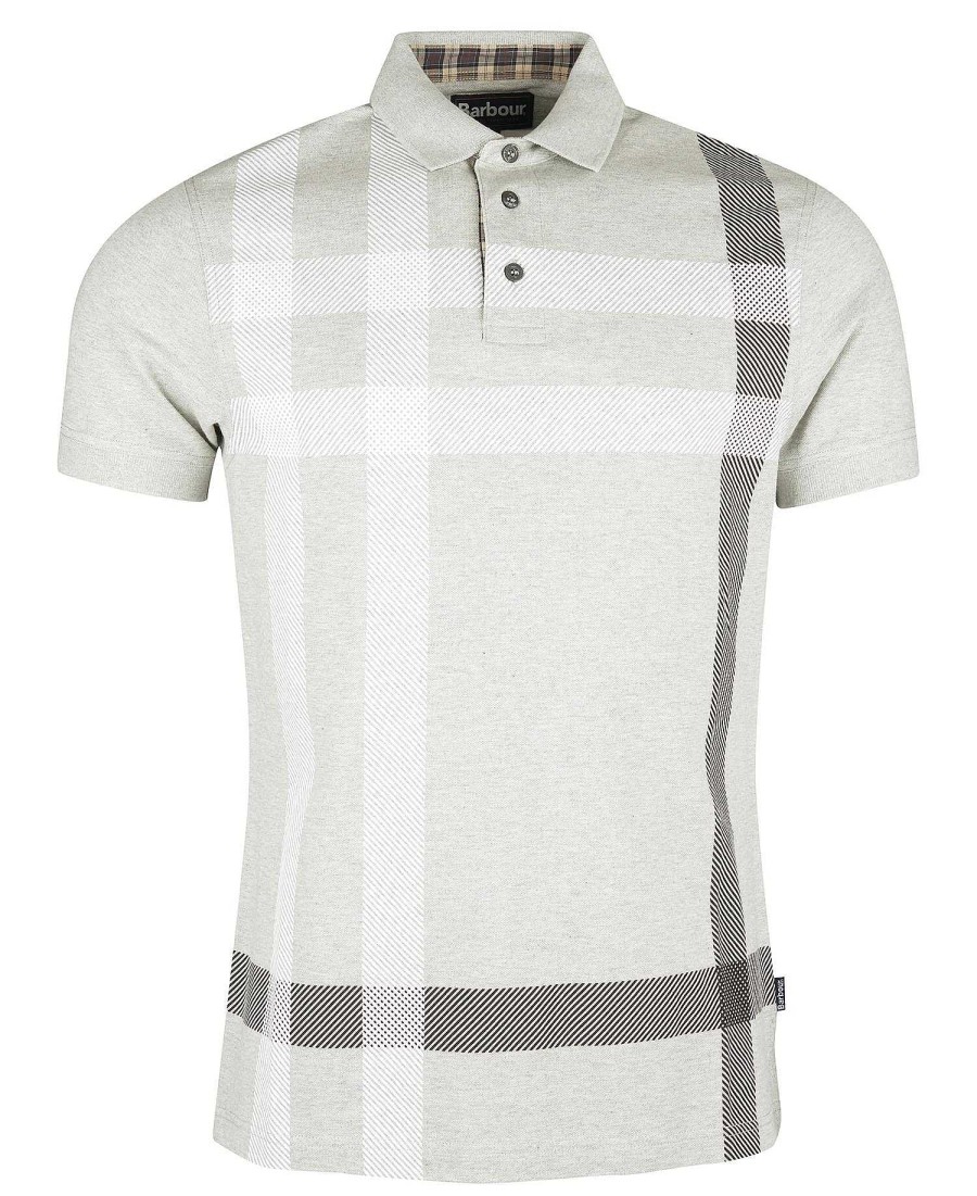 Men Barbour Polo Shirts | Blaine Oversized Tartan Polo Shirt