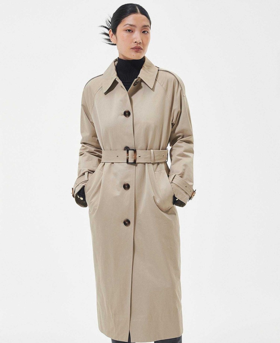 Women Barbour Waterproof Jackets | Marie Showerproof Trench Coat