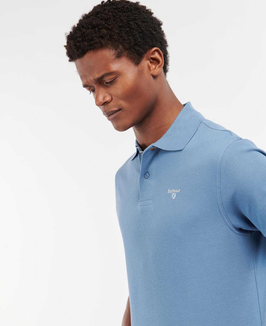 Men Barbour Polo Shirts | Cotton Polo Shirt