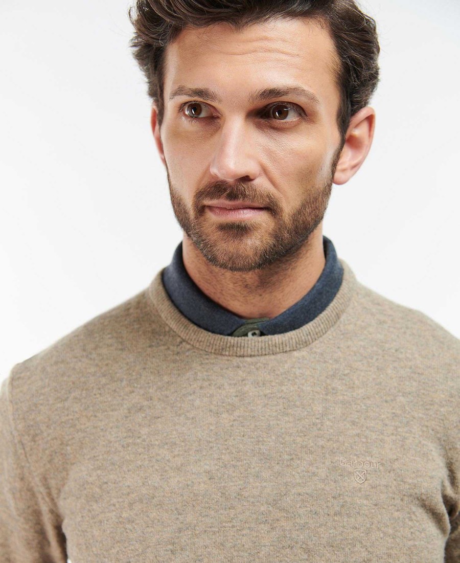 Men Barbour Jumpers | Essential Crew Neck Sweatshirt