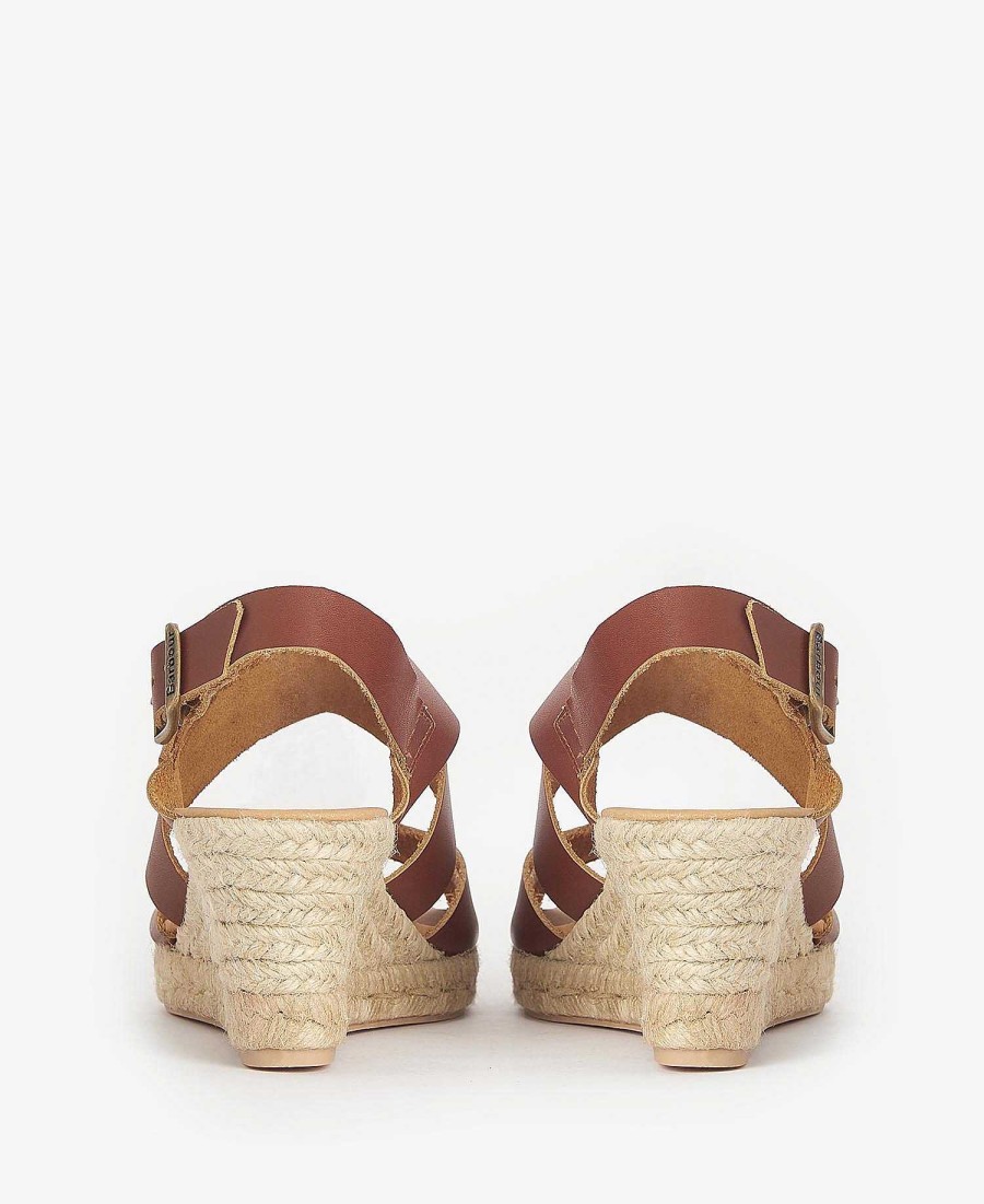 Women Barbour Sandals | Yolanda Espadrille Wedges