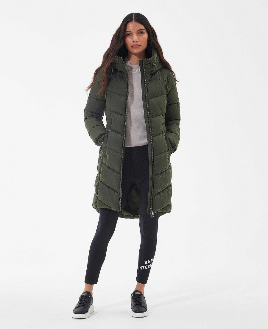 Women Barbour Quilted Jackets | Boston Longline Quilted Jacket