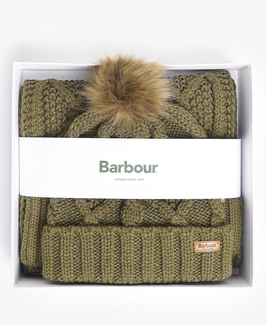 Accessories Barbour Scarves & Wraps | Ridley Beanie & Scarf Gift Set