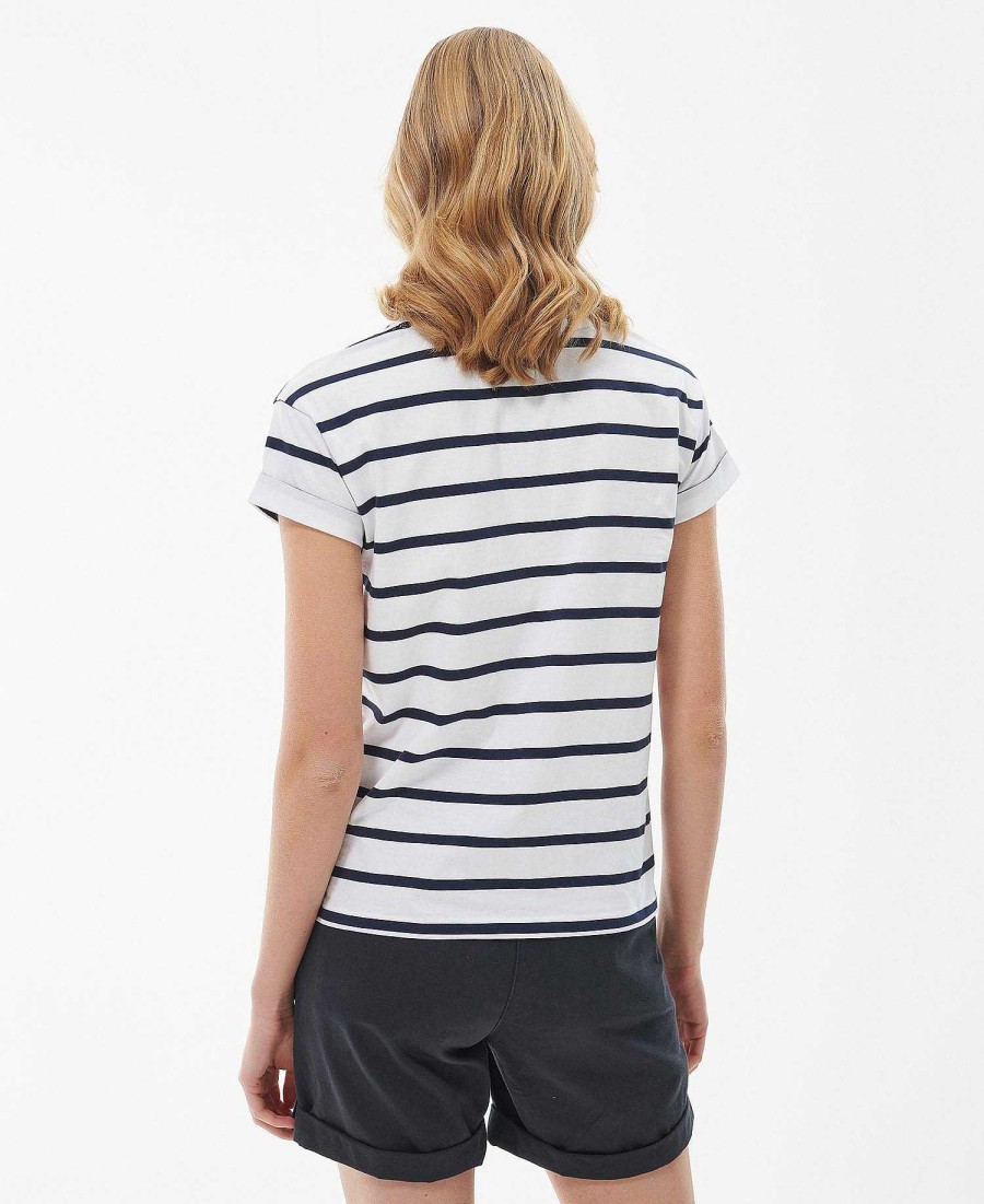 Women Barbour T-Shirts | Barbour Otterburn Stripe T-Shirt