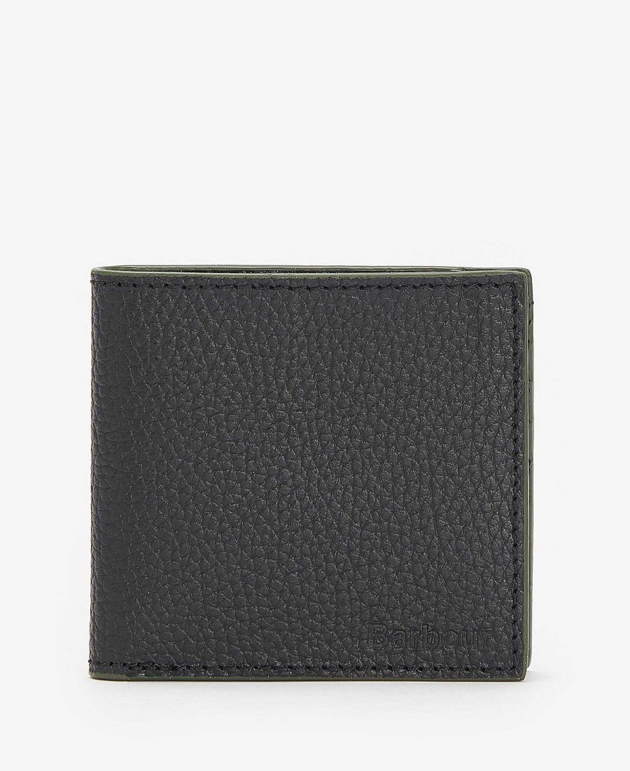 Accessories Barbour Wallets & Card Holders | Grain Leather Billfold Wallet