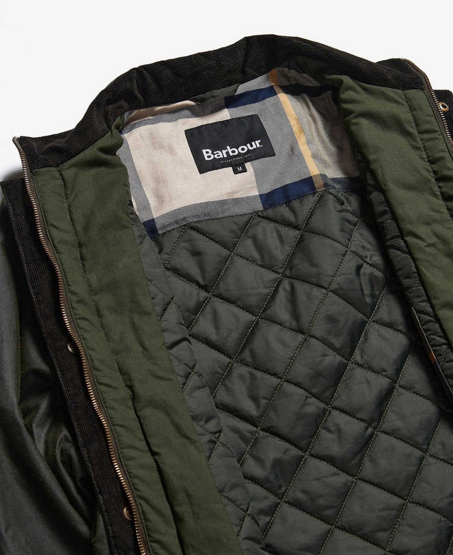 Men Barbour Waxed Jackets | Compton Wax Jacket