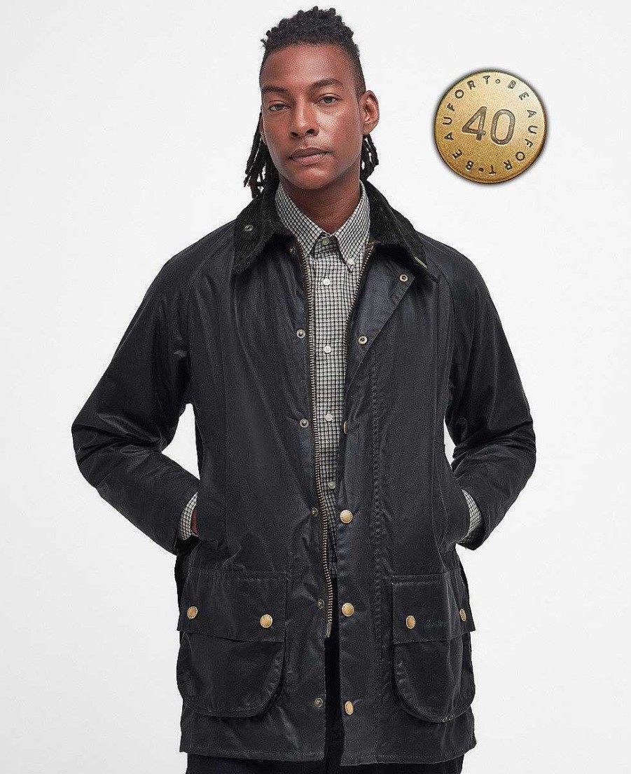 Men Barbour Waxed Jackets | 40Th Anniversary Beaufort Wax Jacket