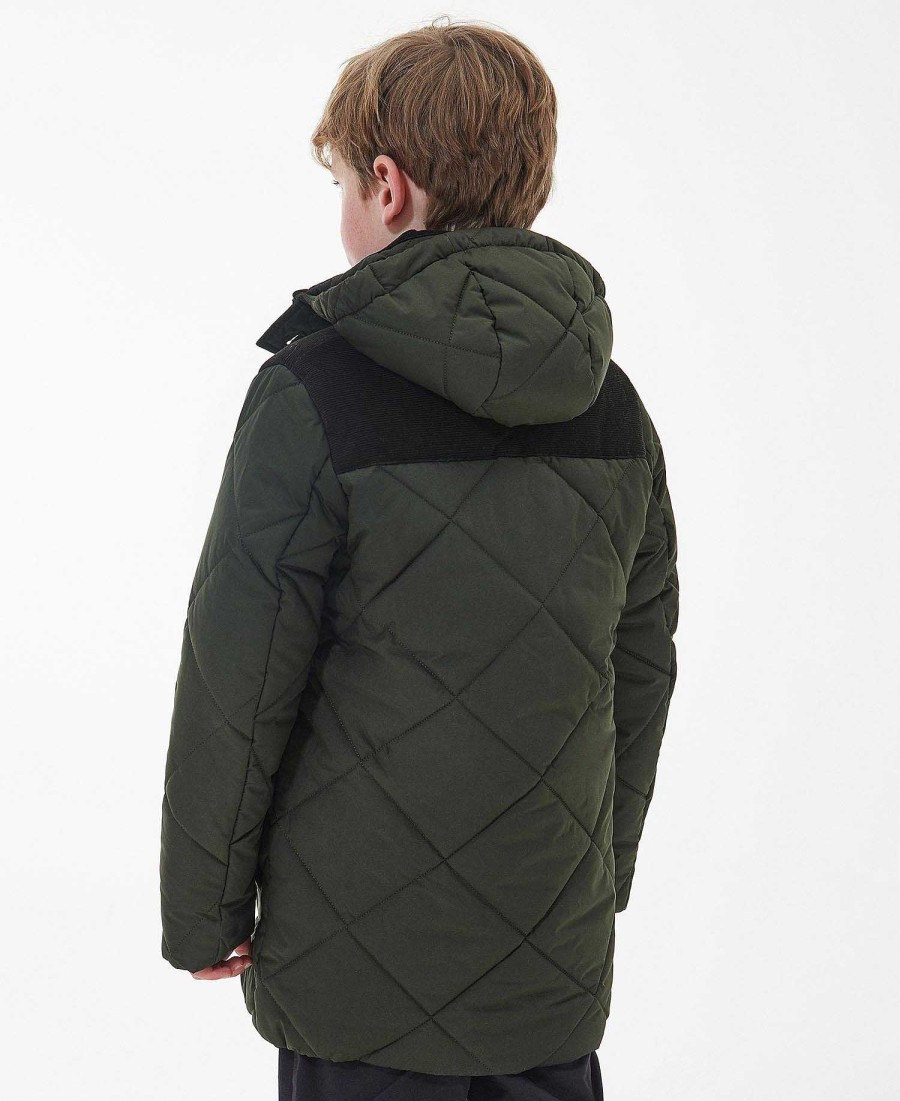 Kids Barbour Jackets | Boys' Elmwood Quilted Jacket