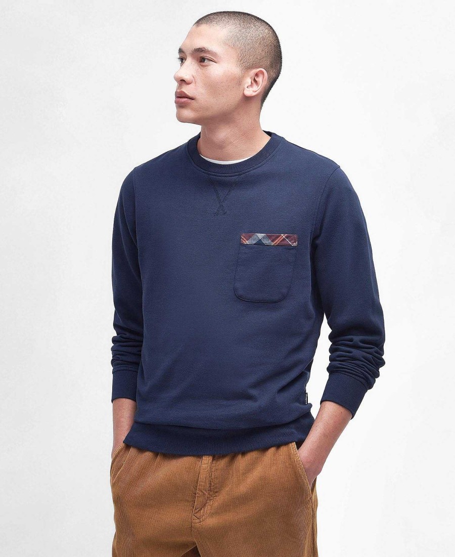 Men Barbour Hoodies & Sweatshirts | Goswick Sweatshirt