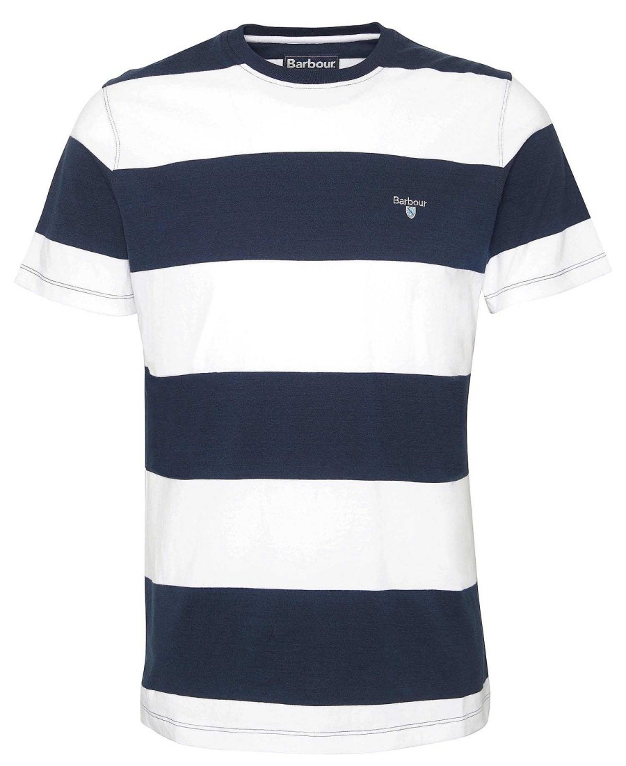 Men Barbour T-Shirts | Whalton Striped T-Shirt