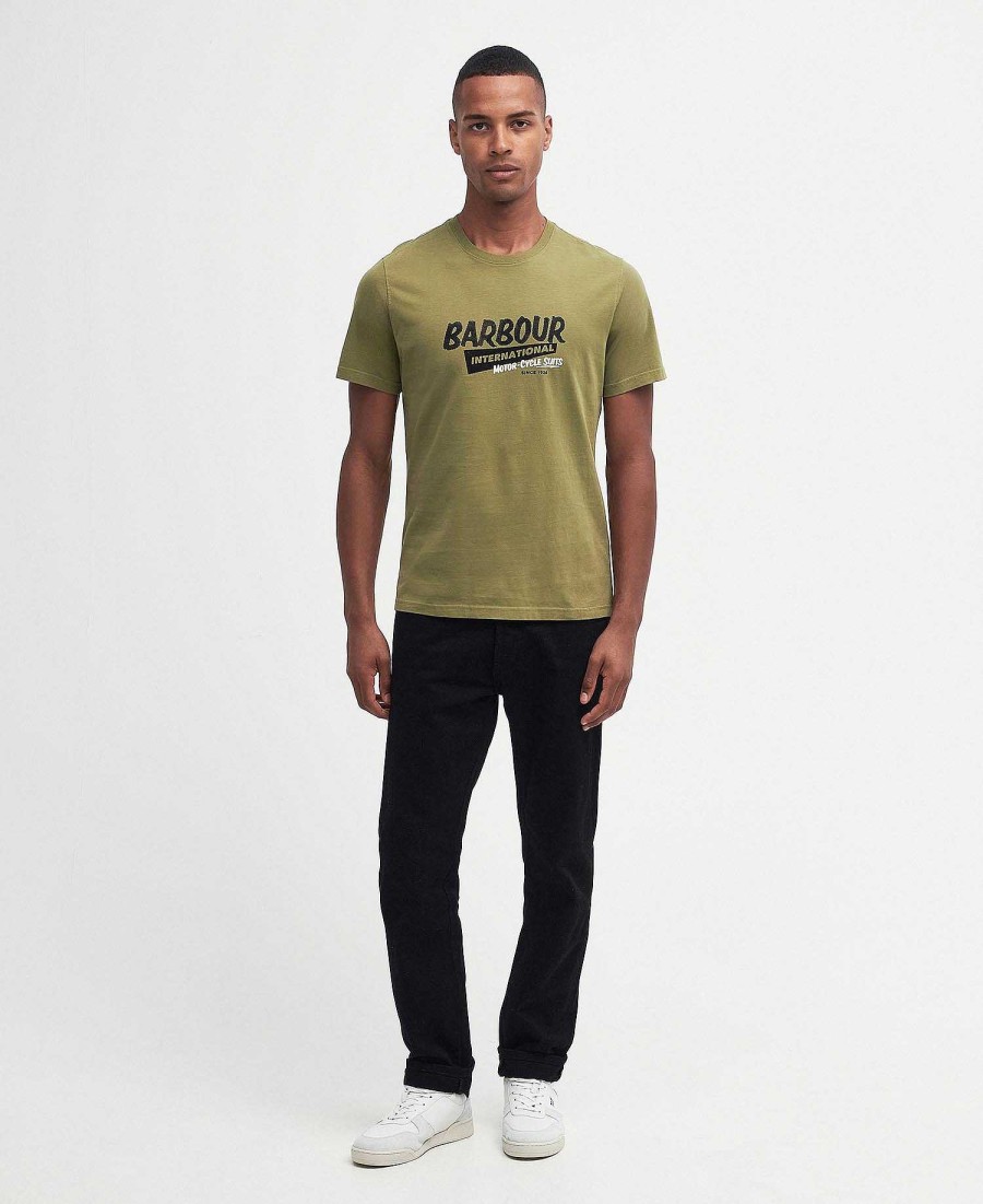 Men Barbour T-Shirts | Electric Graphic T-Shirt