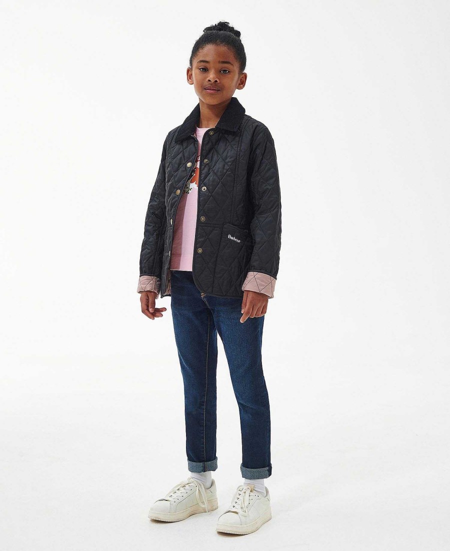 Kids Barbour Jackets | Girls Summer Liddesdale Quilted Jacket