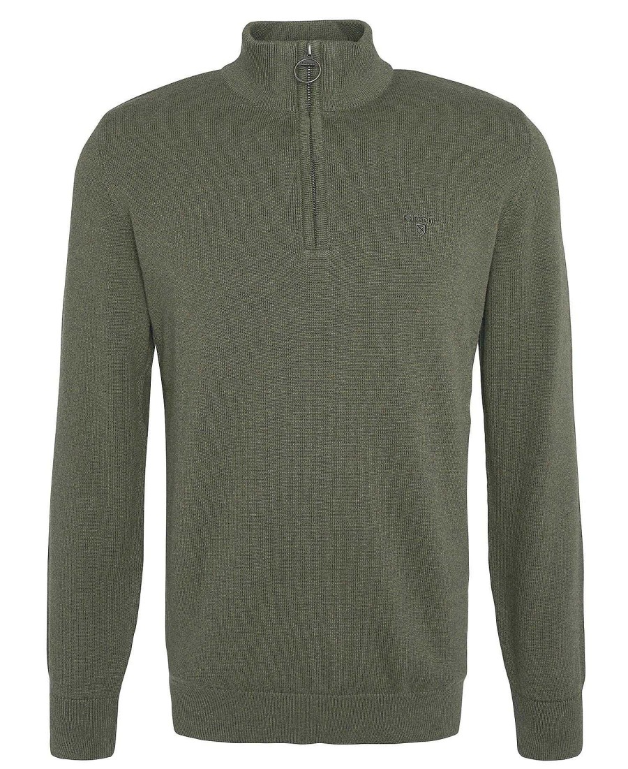 Men Barbour Jumpers | Half-Zip Jumper