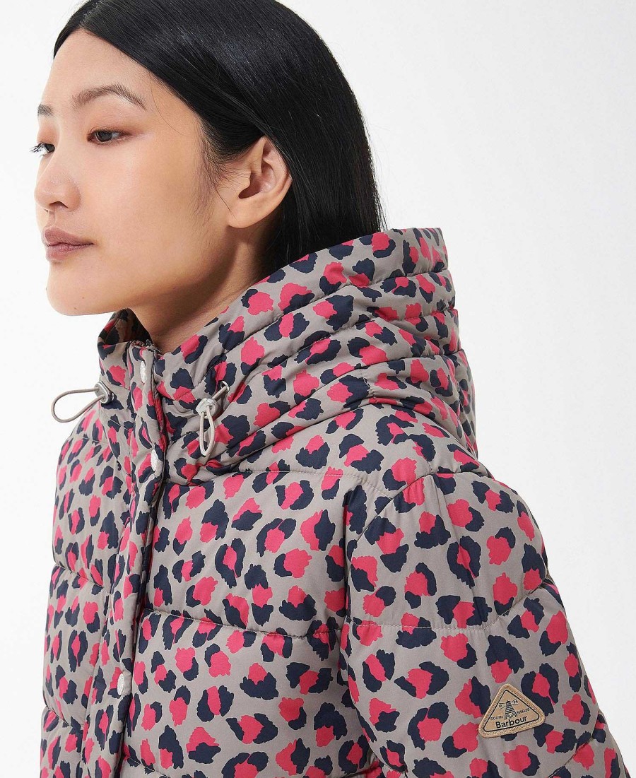 Women Barbour Quilted Jackets | Printed Bracken Quilted Jacket