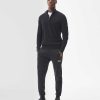 Men Barbour Jumpers | Cotton Half Zip Sweater