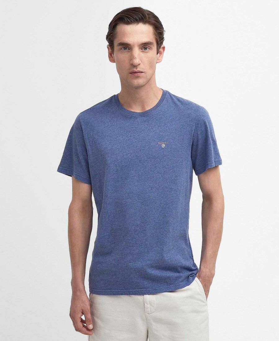 Men Barbour T-Shirts | Tartan Sports T-Shirt