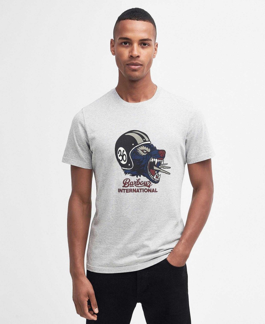 Men Barbour T-Shirts | Socket Graphic T-Shirt